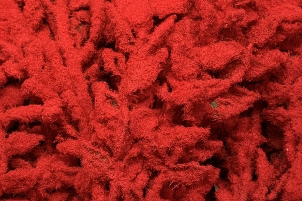 pungitopo fioccato - rosso